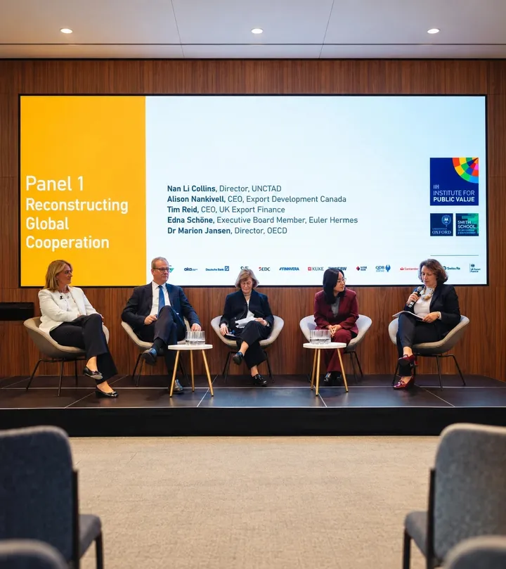 Panel 1, Reconstructing Global Cooperation, at the lill Global Symposium 2026 in Oxford