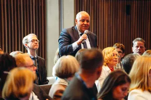 A question from the audience, lill Global Symposium 2026, Rhodes House, Oxford